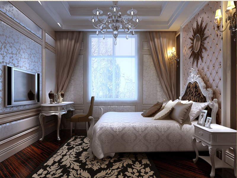 首开铂郡 卧室图片来自业之峰装饰旗舰店在欧式奢华的家的分享