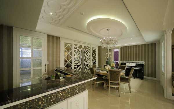 欧式 三居 餐厅图片来自上海潮心装潢设计有限公司在金平小区119平欧式三室装修设计的分享