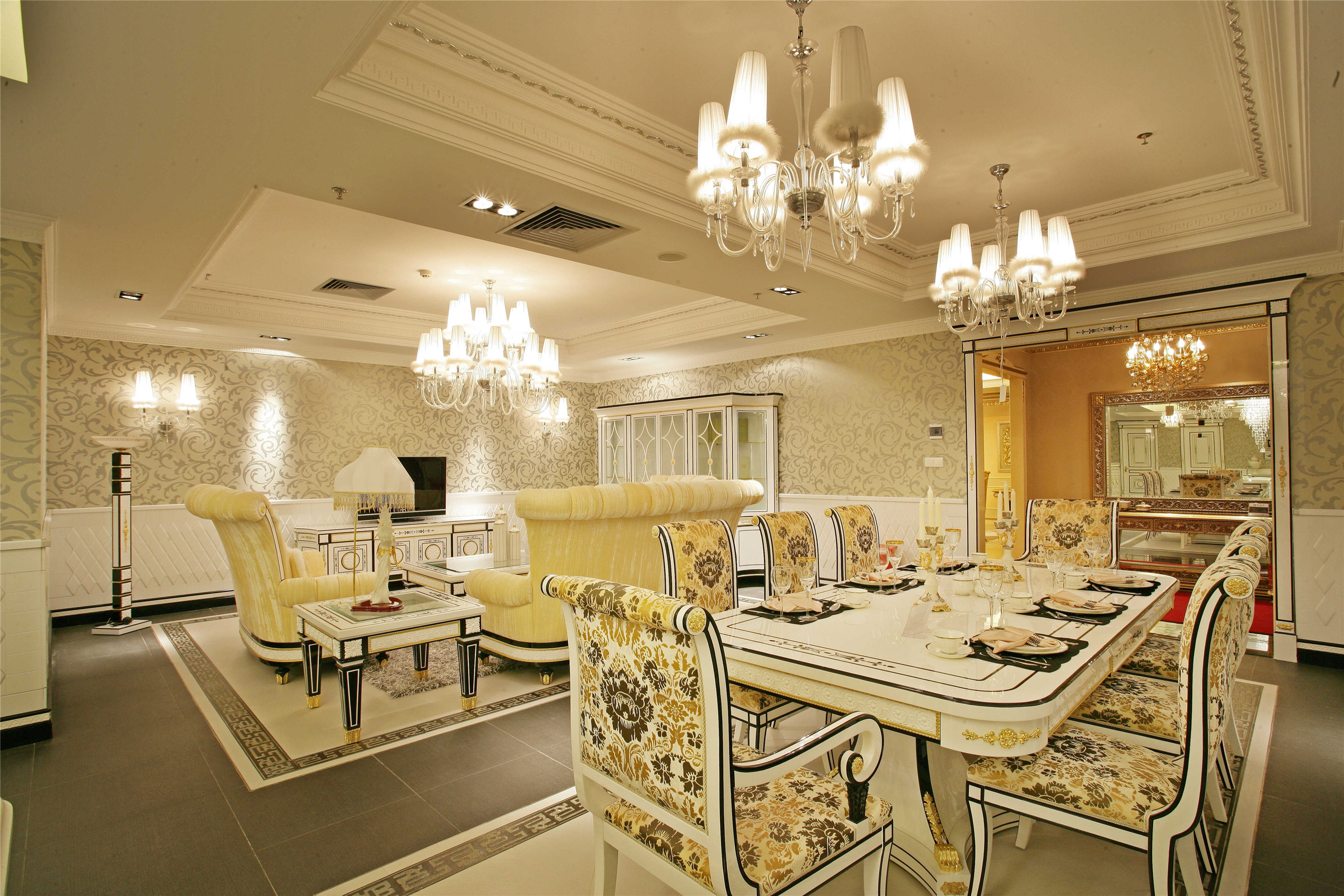 餐厅图片来自北京紫禁尚品国际装饰kangshuai在首城汇景湾的分享
