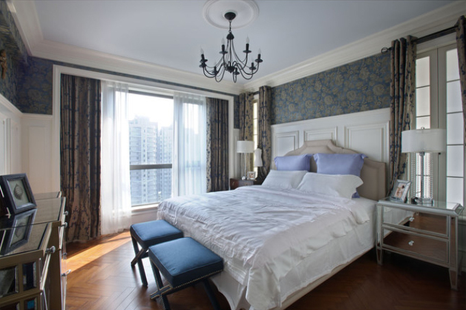 二居 卧室图片来自北京大成日盛装饰设计在美式 四居 大成装修案例欣赏的分享