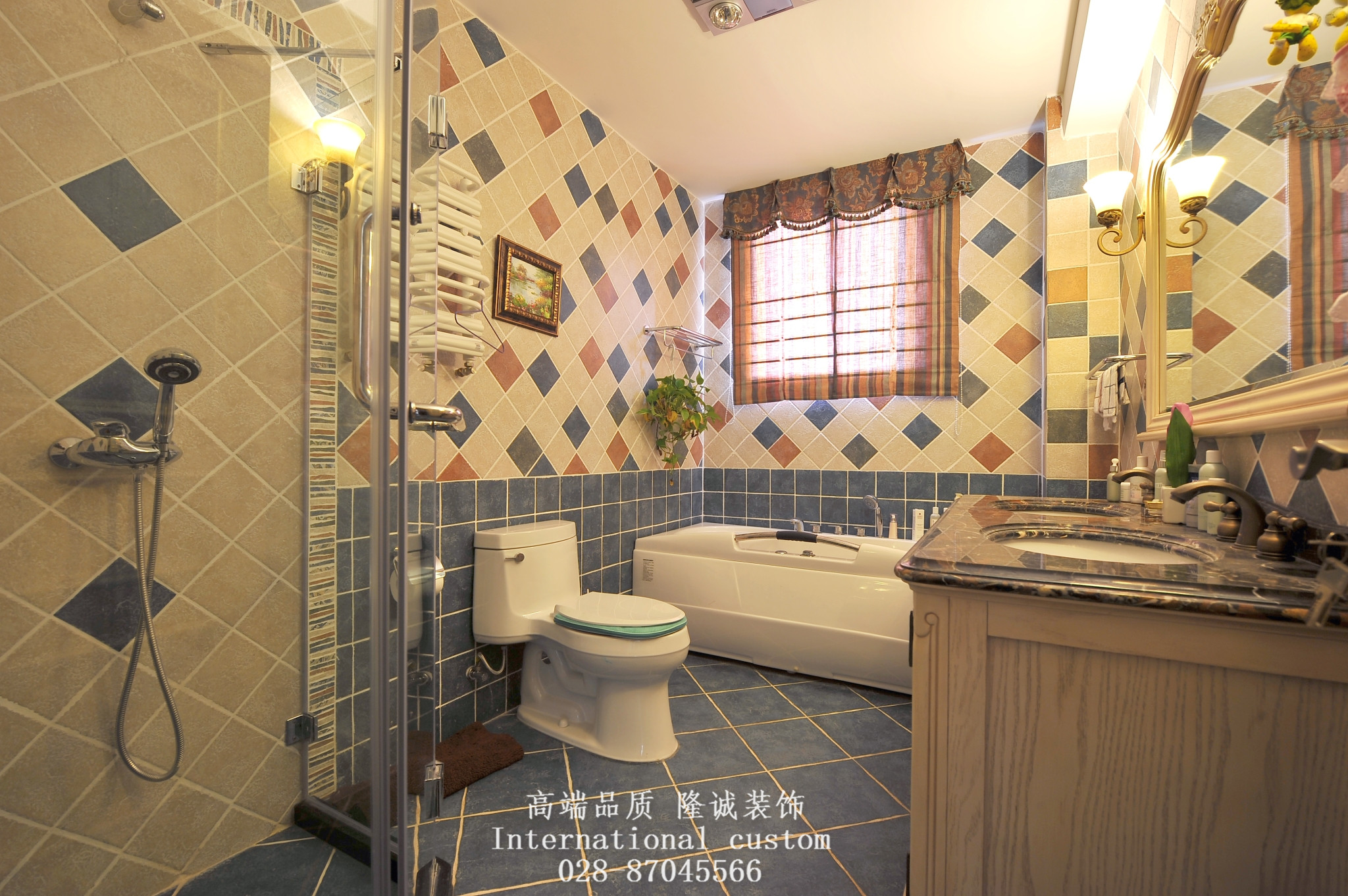 别墅 美式 舒适 温馨 收纳 80后 旧房改造 卫生间图片来自fy1831303388在香瑞湖的分享