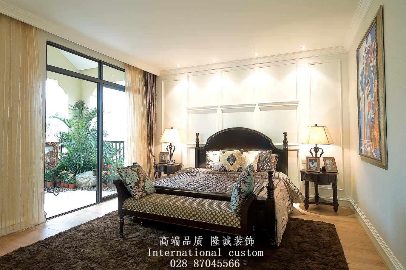 简约 欧式 别墅 旧房改造 舒适 温馨 收纳 卧室图片来自fy1831303388在雅居乐简欧实景照片的分享