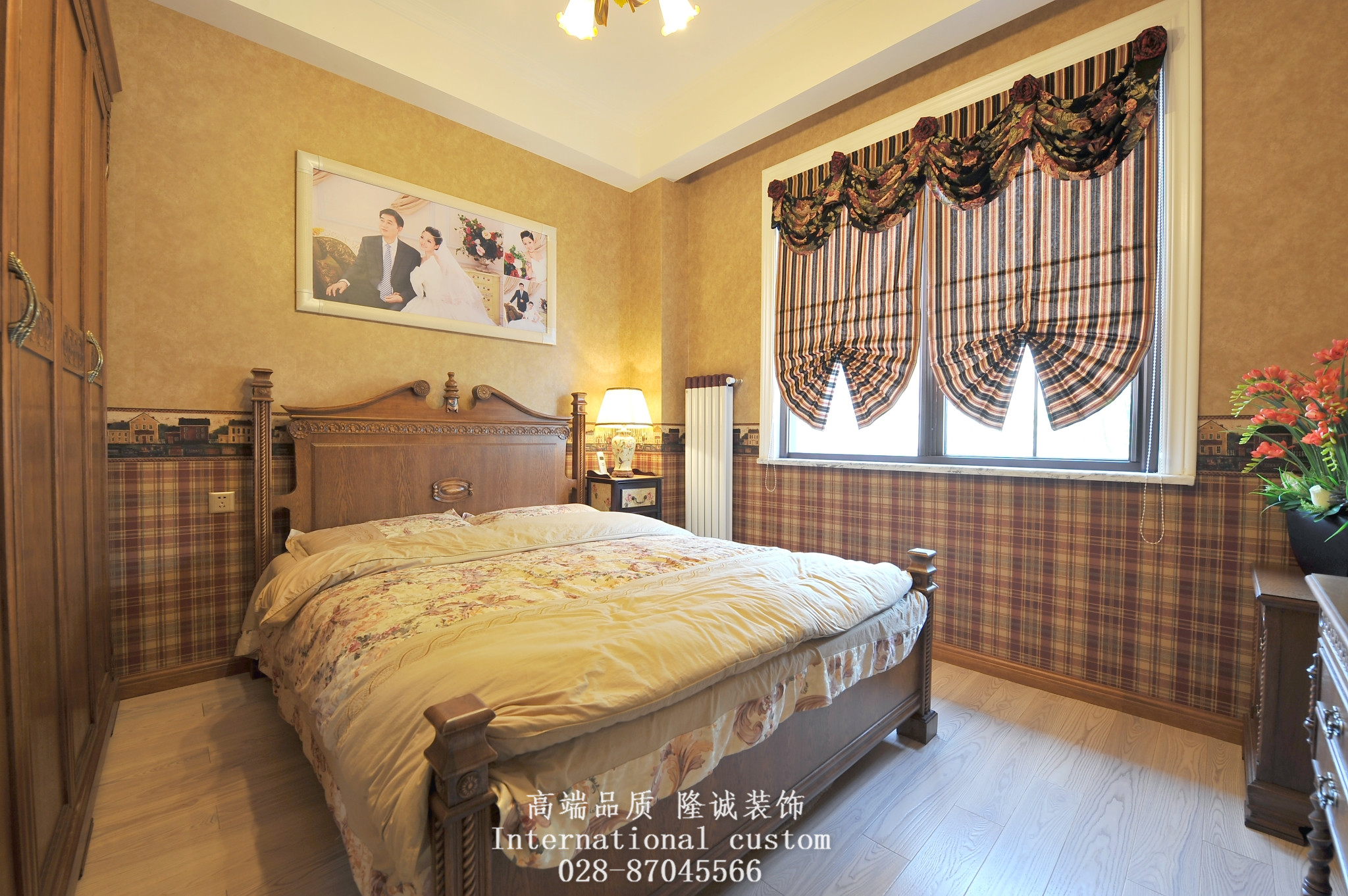 别墅 美式 舒适 温馨 收纳 80后 旧房改造 卧室图片来自fy1831303388在香瑞湖的分享