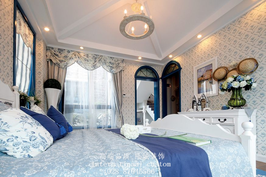 复式 舒适 温馨 地中海 旧房改造 收纳 80后 白领 小资 卧室图片来自fy1831303388在置信牧山丽景的分享
