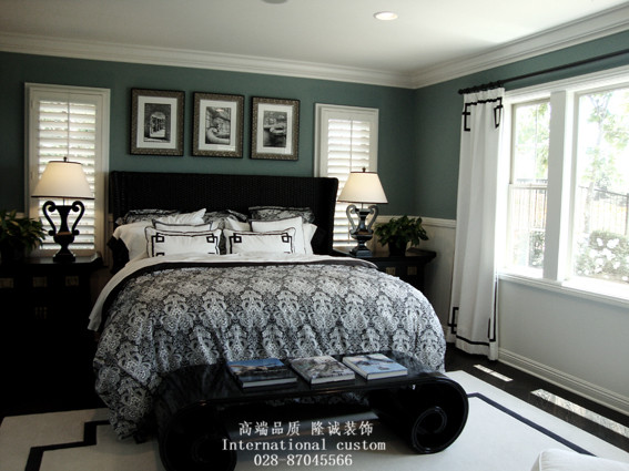 三居 白领 收纳 旧房改造 美式 舒适 温馨 80后 小资 卧室图片来自fy1831303388在中铁奥维尔的分享