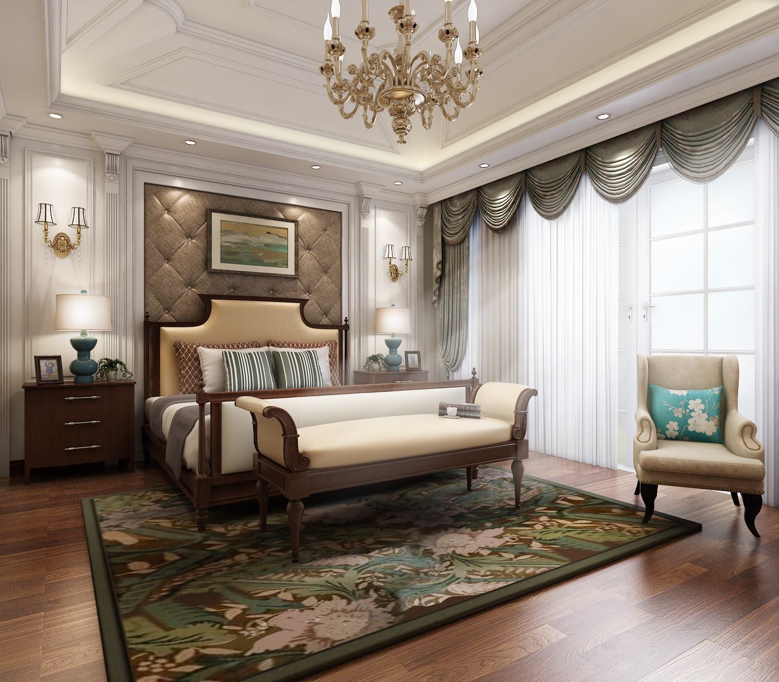 卧室图片来自JingYiPrize人居空间设计大赛在张四美-天津新悦庭的分享