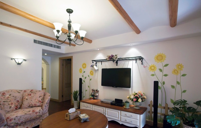 三居 客厅图片来自西安紫苹果装饰总部在中环国际城的分享