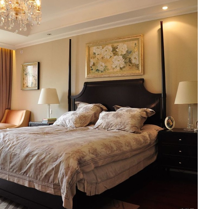 三居 卧室图片来自西安紫苹果装饰总部在中环国际城的分享