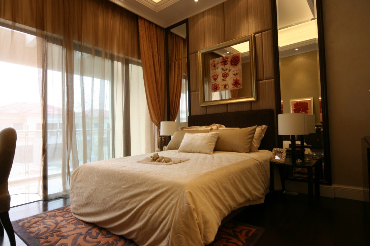 世茂龙湾 别墅 现代 卧室图片来自武汉全有装饰在世茂龙湾----现代风的分享