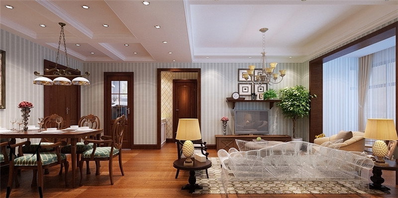 客厅图片来自湖南名匠装饰在丽发新城3室2厅2卫 115.53㎡的分享