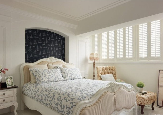 三居 卧室图片来自西安紫苹果装饰工程有限公司在曲江壹街的分享