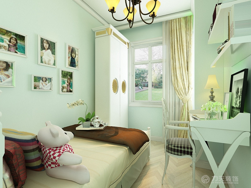 卧室图片来自阳光力天装饰在现代简约 兴业家园  54㎡的分享