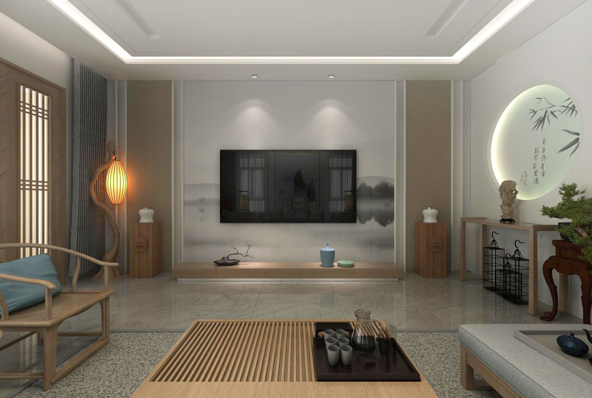 客厅图片来自JingYiPrize人居空间设计大赛在王秀刚-塞纳荣府别墅的分享