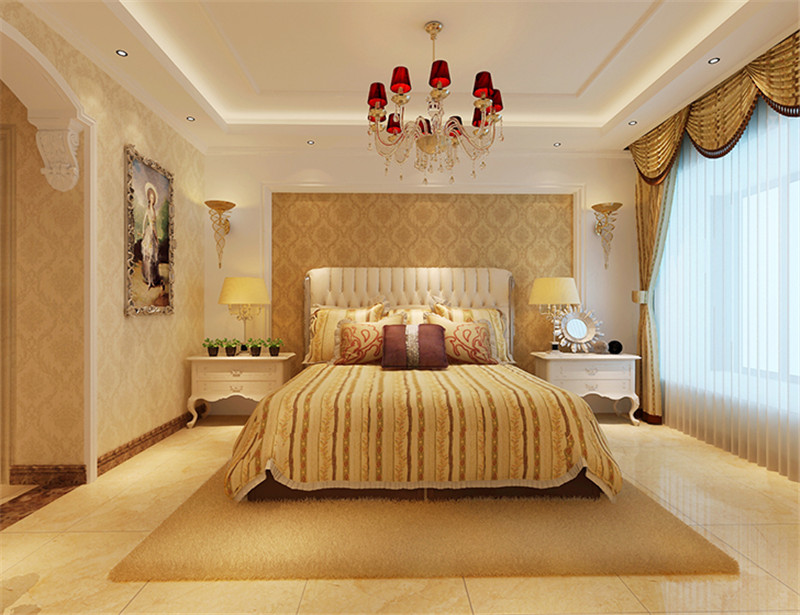 卧室图片来自湖南名匠装饰在华润置地广场3室2厅2卫105平的分享