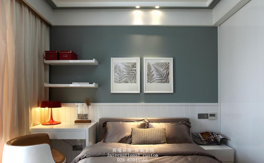 简约 二居 白领 收纳 旧房改造 80后 小资 舒适 温馨 卧室图片来自fy1831303388在世纪锦城的分享