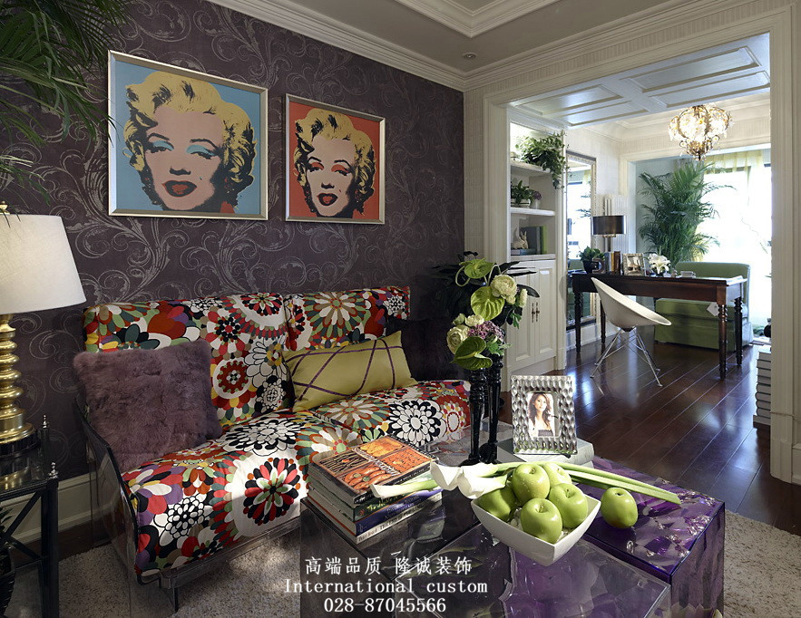 简约 一居 白领 收纳 旧房改造 80后 小资 舒适 温馨 客厅图片来自fy1831303388在中海紫御的分享