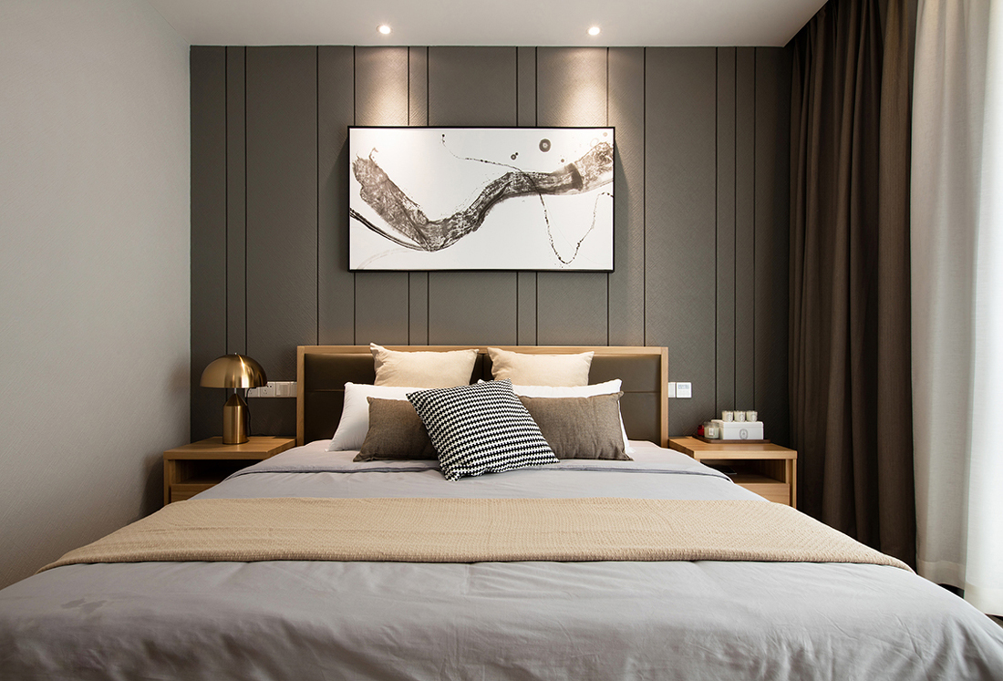 简约 天津梵客 二居 装修设计 卧室图片来自天津梵客家装Q在梵客家装-仕景园90平米-现代简约的分享