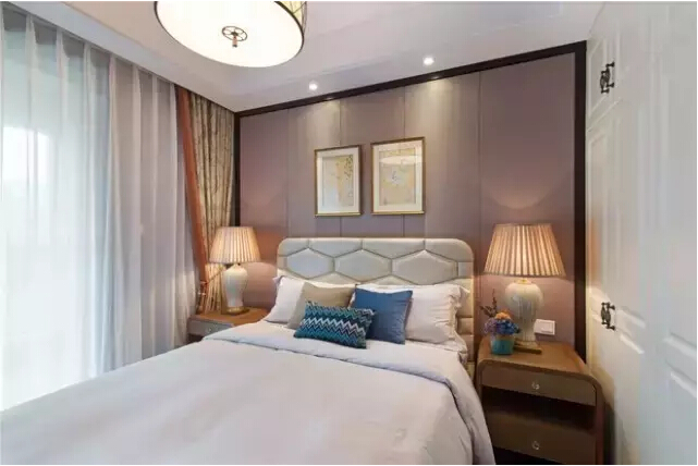 简约 混搭 三居 卧室图片来自实创装饰上海公司在120㎡中美混搭三居的分享