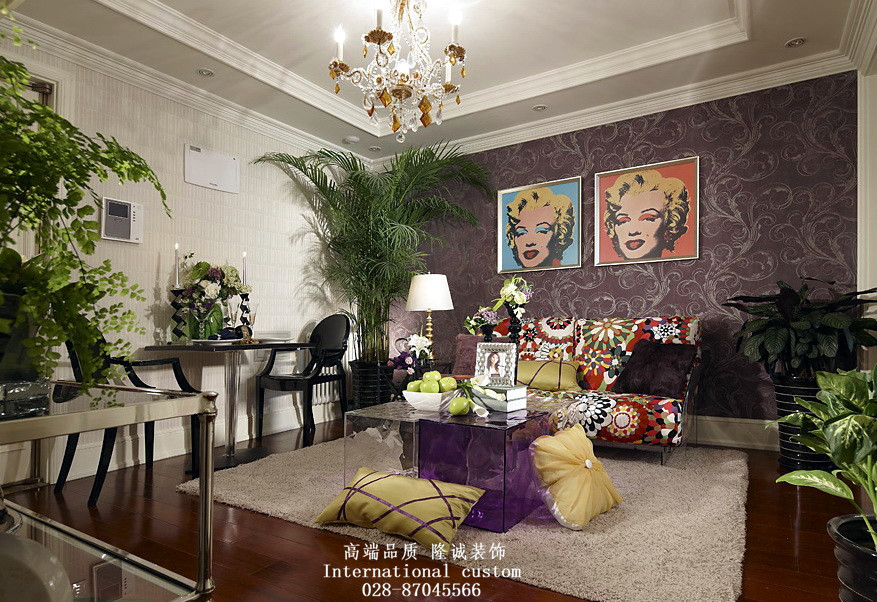 简约 一居 白领 收纳 旧房改造 80后 小资 舒适 温馨 客厅图片来自fy1831303388在中海紫御的分享