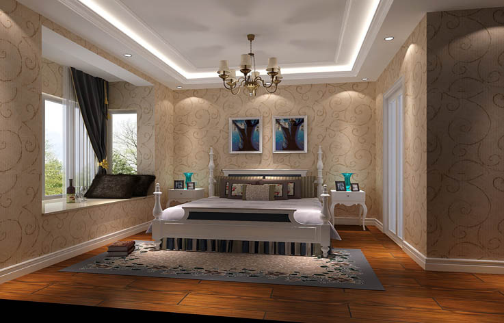 三居 80后 装修 设计 卧室图片来自张邯在高度国际-中景江山赋6的分享