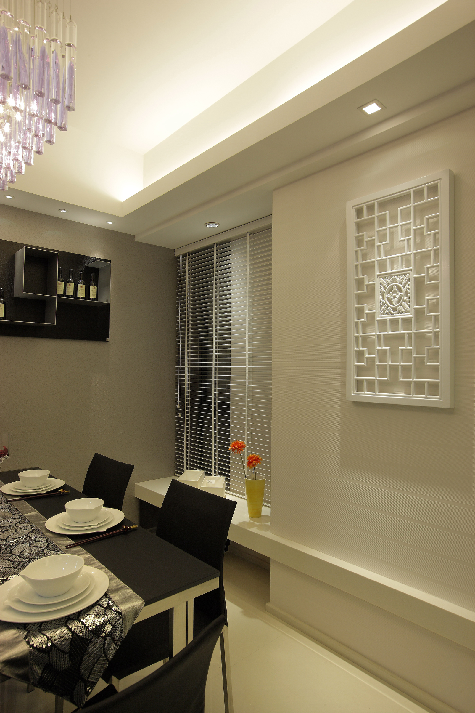三居 混搭 简约 餐厅图片来自武汉欣绿康装饰-在温暖简单的现代风格装修的分享