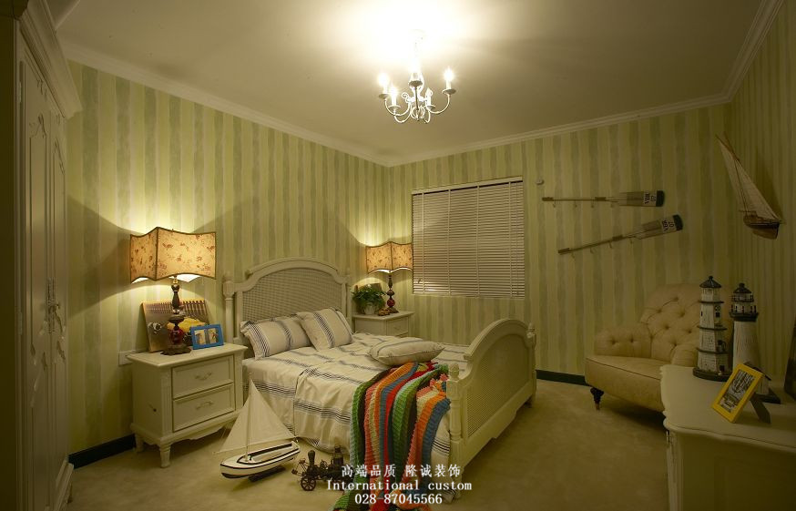 三居 白领 收纳 旧房改造 80后 小资 地中海 舒适 温馨 卧室图片来自fy1831303388在金色海伦的分享