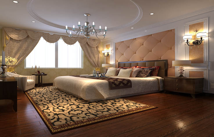 别墅 欧式 装修 设计 卧室图片来自张邯在高度国际-绿城百合公寓的分享