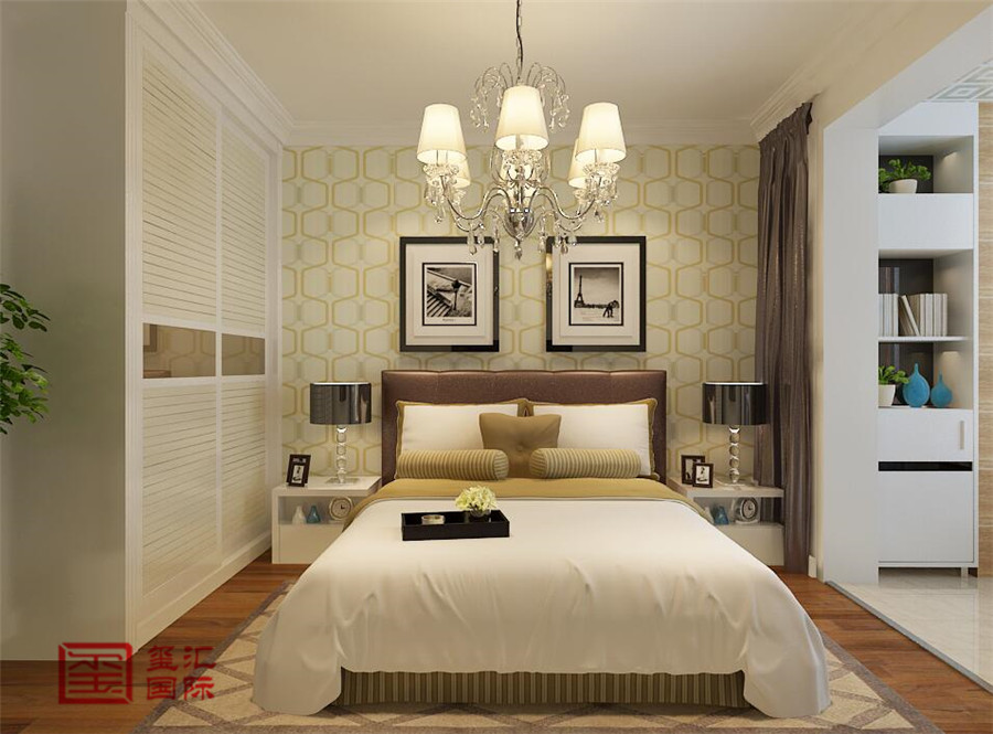 现代 两室 玺汇国际 卧室图片来自河北玺汇国际装饰公司在众美凤凰台88平现代风格的分享