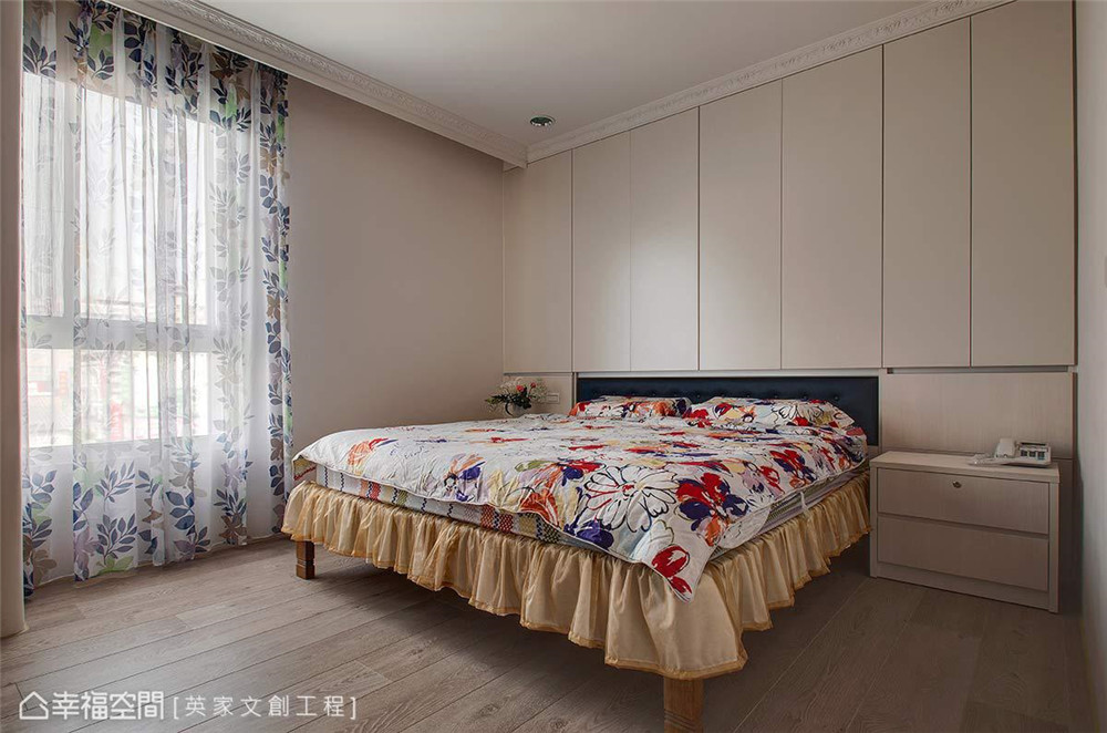 新古典 别墅 法式 收纳 卧室图片来自幸福空间在119平法式浪漫缔造新时代品味的分享
