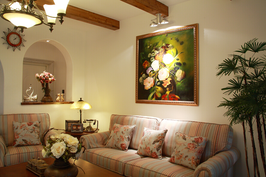 客厅图片来自四川幸福魔方装饰在【龙湖时代天街】地中海风格的分享