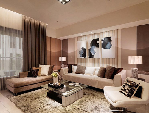 现代 二居 80后 客厅图片来自武汉全有装饰在福星惠誉福星华府现代风演绎的分享