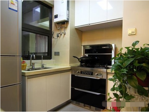 简约 二居 厨房图片来自西安紫苹果装饰工程有限公司在兴盛家园的分享