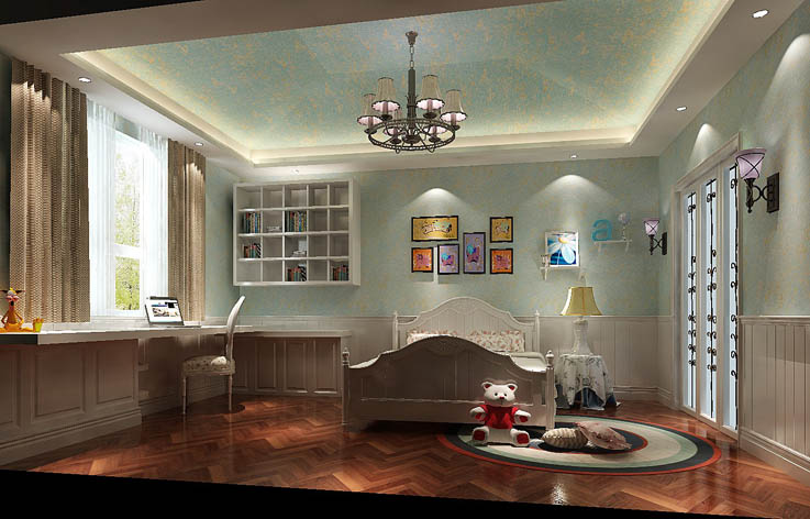托斯卡纳 装修 设计 别墅 卧室图片来自张邯在高度国际-鲁能七号院8的分享