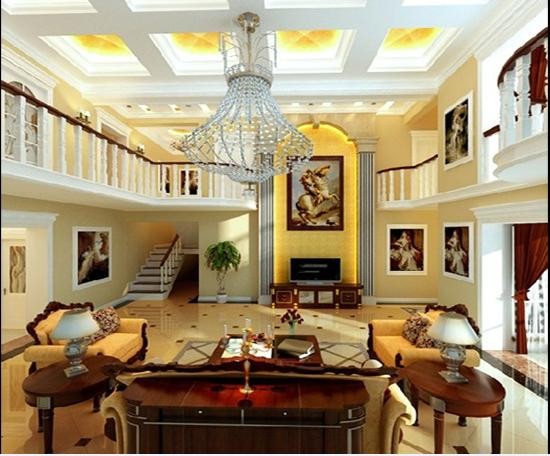 客厅图片来自北京居然元洲装饰小尼在古典别墅300平米的分享