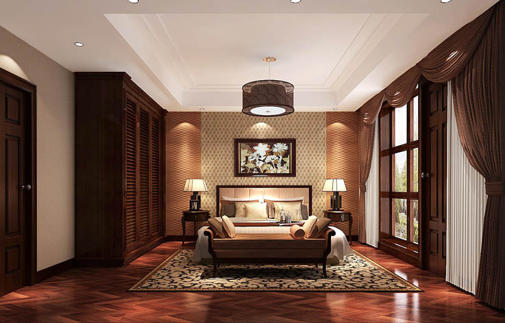 东南亚 装修 设计 室内装修 80后 卧室图片来自张邯在高度国际-潮白河孔雀城7的分享