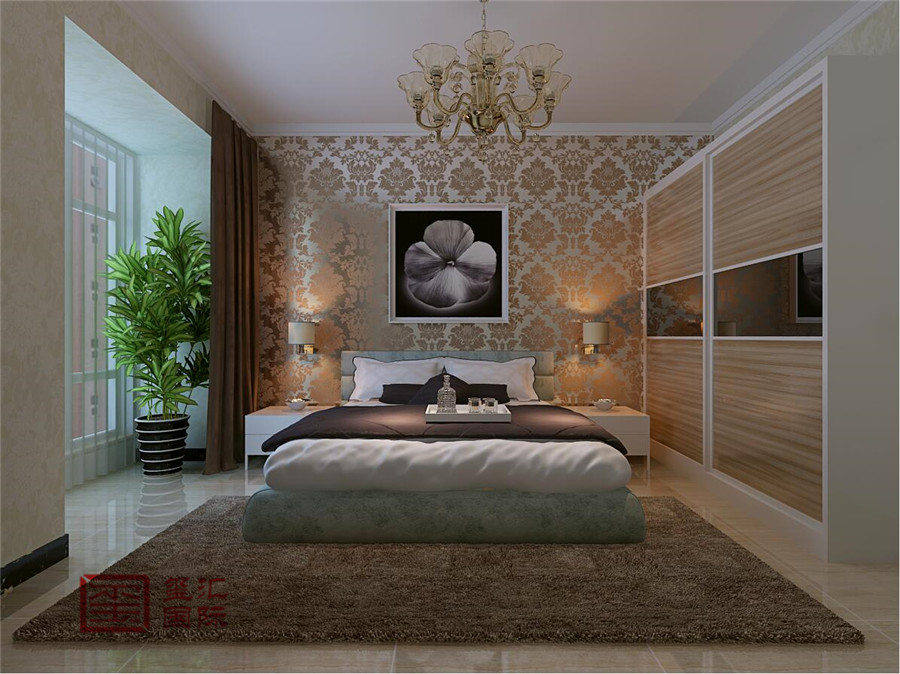 简约 三室 玺汇国际 卧室图片来自河北玺汇国际装饰公司在春江花月120平简约风格的分享