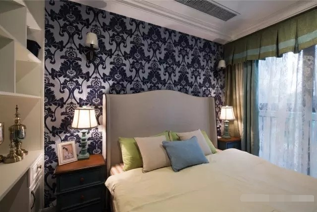三居 卧室图片来自西安紫苹果装饰工程有限公司在中渝国际城的分享