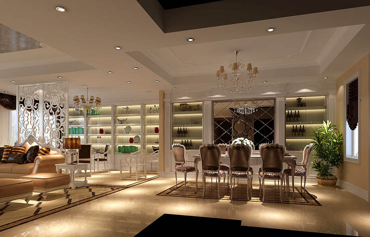 简欧 室内装修 设计 别墅 餐厅图片来自张邯在高度国际-金色漫香苑5的分享