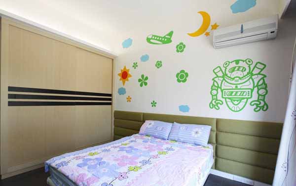 简约 小资 儿童房图片来自上海潮心装潢设计有限公司在139平简约风格四室装修设计案例的分享