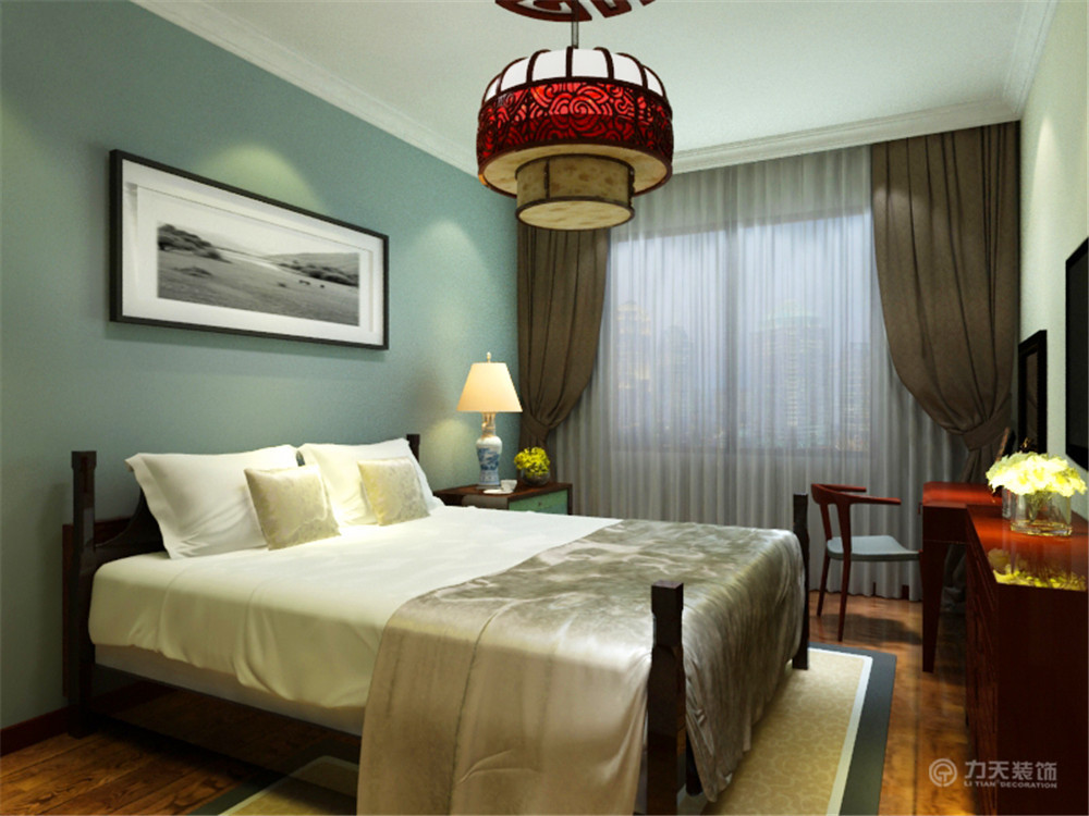 卧室图片来自阳光力天装饰在中式   天华雅园  112㎡的分享