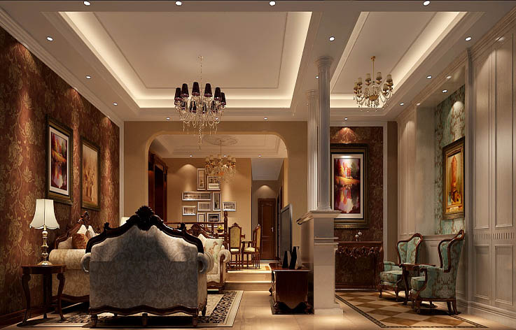 简约 四居 装修 设计 白领 客厅图片来自张邯在高度国际-孔雀城2的分享