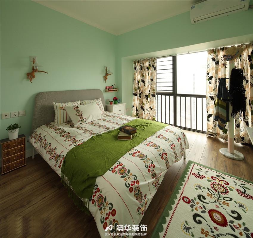 田园 卧室图片来自澳华装饰有限公司在百步亭 · 悠然田园间的分享