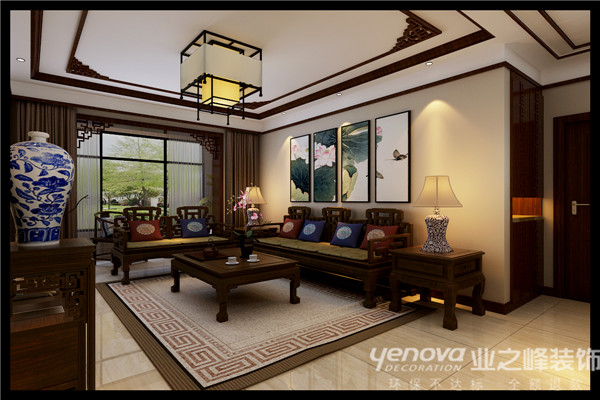 客厅图片来自太原业之峰诺华装饰杨丽茹在新中式风情的分享