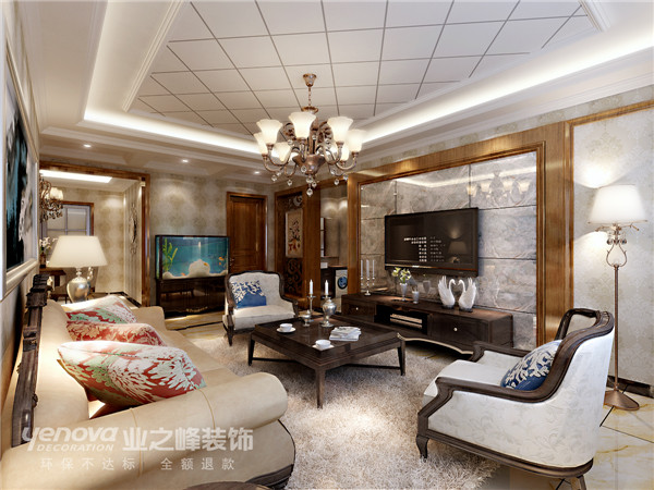 三居 新古典 客厅图片来自太原业之峰小李在呈信铂晶湾的分享