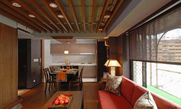 二居 旧房改造 客厅图片来自上海潮心装潢设计有限公司在89平中式二居室打造独到质感空间的分享