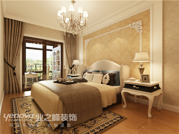 欧式 别墅 卧室图片来自太原业之峰小李在富力华庭的分享