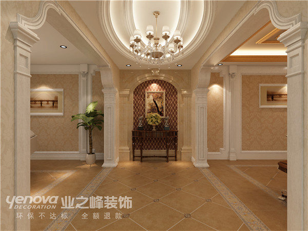 欧式 别墅 玄关图片来自太原业之峰小李在富力华庭的分享