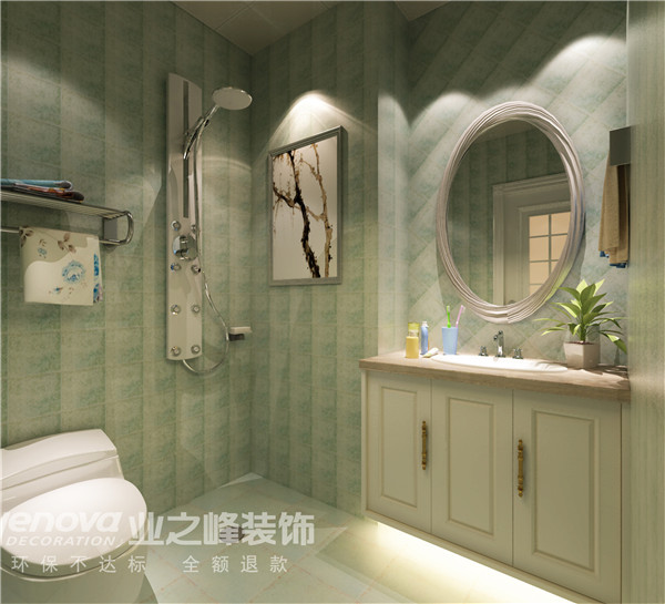 欧式 别墅 卫生间图片来自太原业之峰小李在富力华庭的分享