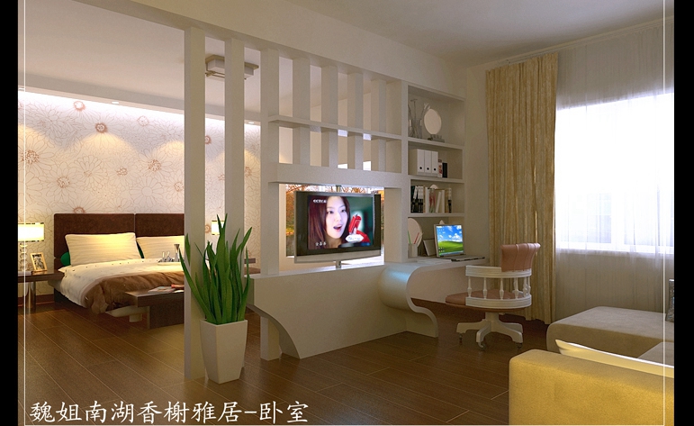 简约 欧式 卧室图片来自用户1254416087在南湖香榭-欧式-135平米的分享