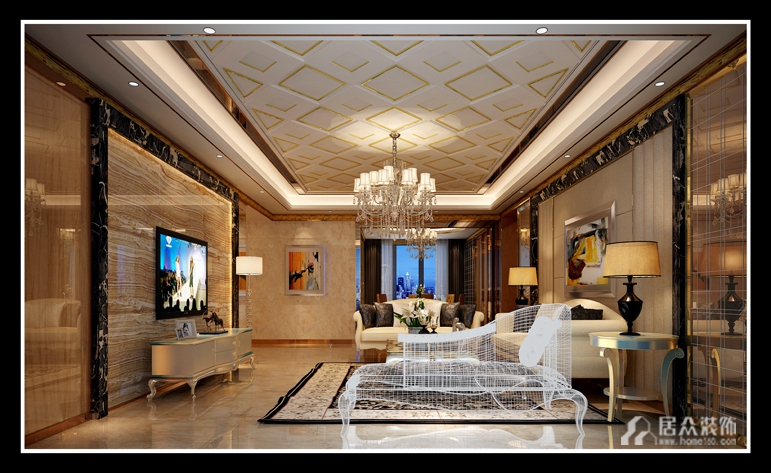 客厅图片来自用户1254416087在滨河时代-现代风格245平的分享